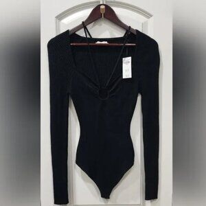 🖤 Abercrombie & Fitch Black Bodysuit (Small / New)